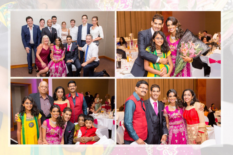 Smiling Guests Embrace, Joyous Tamil Wedding