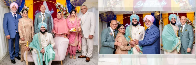 Captivating photos of Ramita and Amrit Sikh wedding.