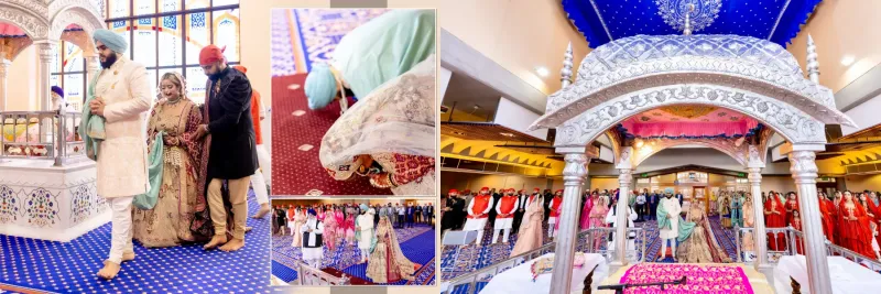 The vibrant colours of Ramita and Amrit’s Sikh wedding.