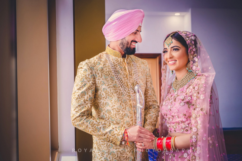 Gorgeous Sikh Couple Wedding Photography