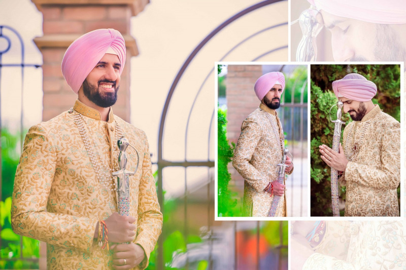Joyful Sikh Wedding Procession