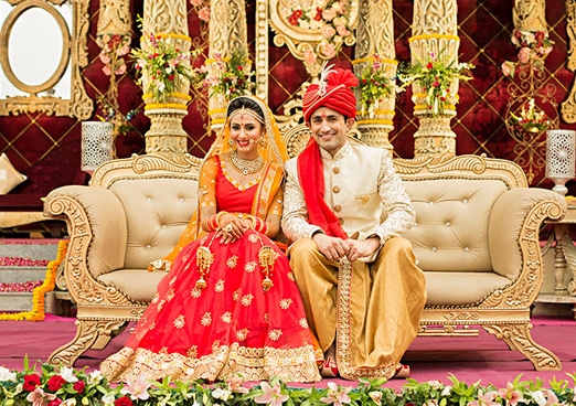 Traditional Asian wedding photography