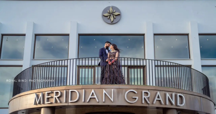 Asian Wedding Photographer Captures The Couple Romance at Meridian Grand