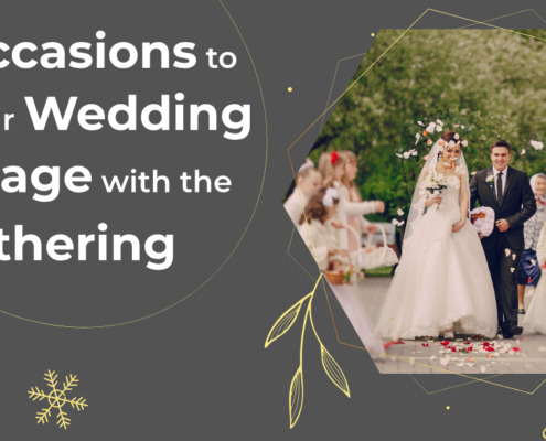 Best occasions to share your wedding montage with the gathering