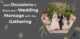 Best occasions to share your wedding montage with the gathering