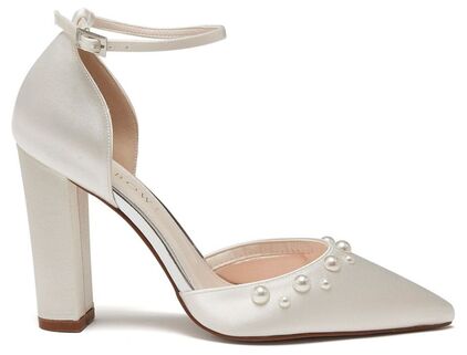 Maya lvory Pearl Detail Wedding Shoes