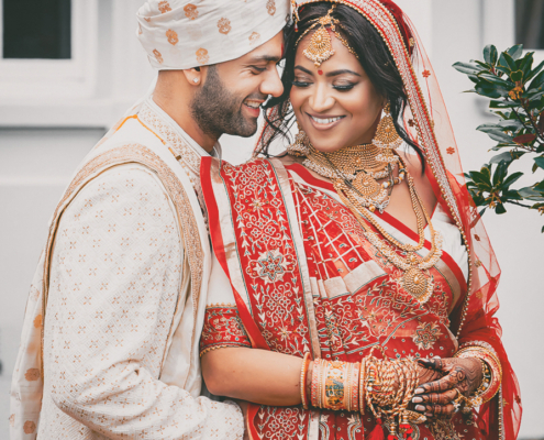 Sikh couple wedding photography in Ealing