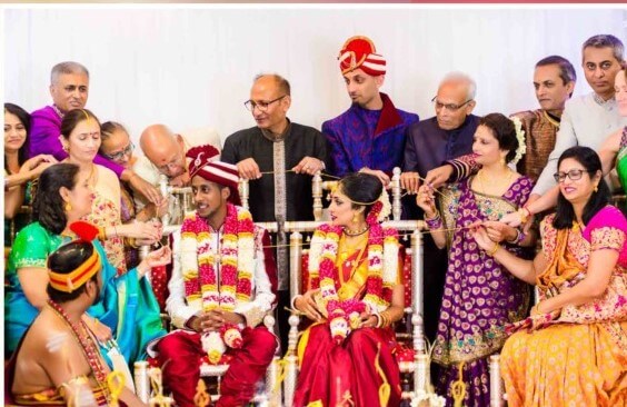 Blessing Ceremony Hindu Wedding Ceremony