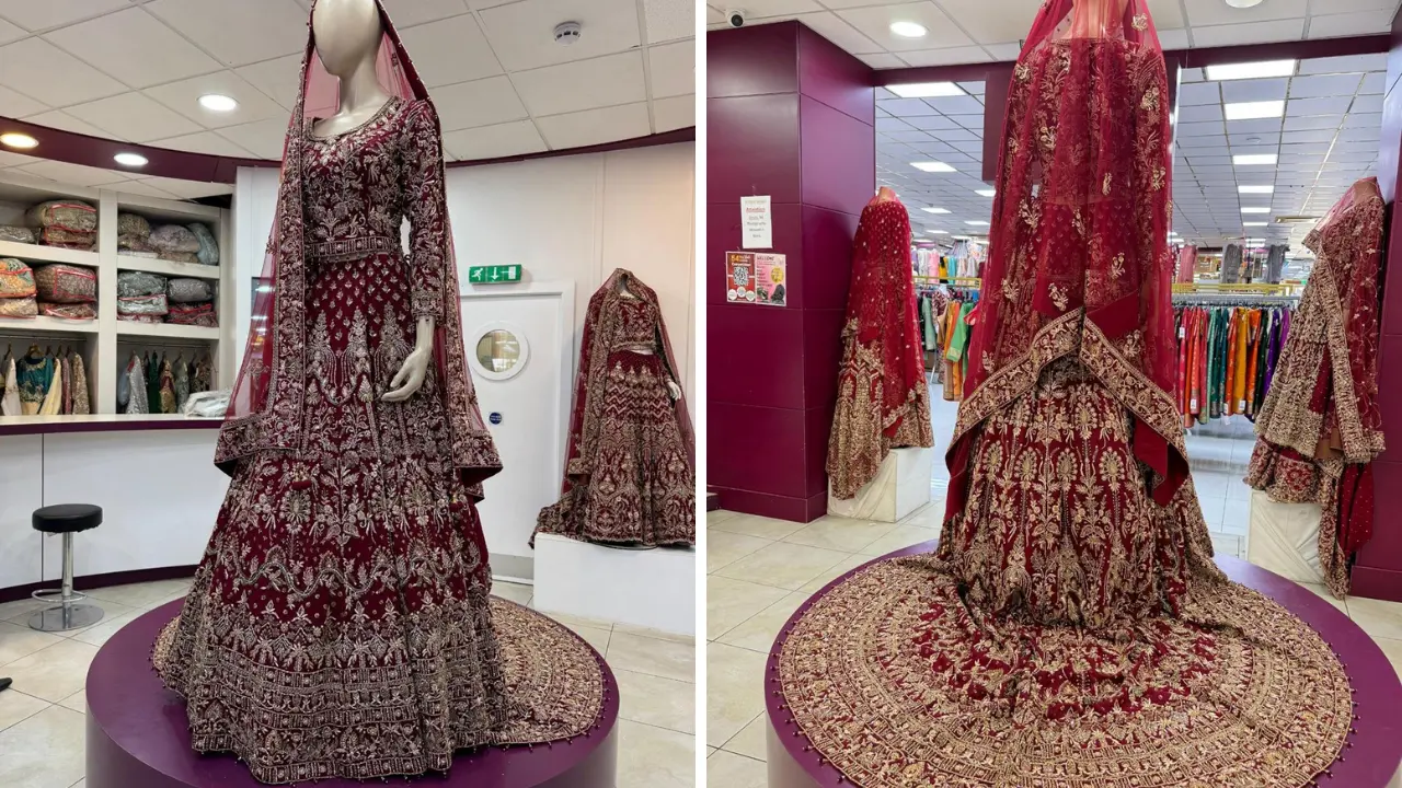 Bridal wear on Bombay Stores