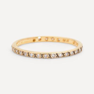 Gold Antiqued Diamond Wedding Ring Ideas