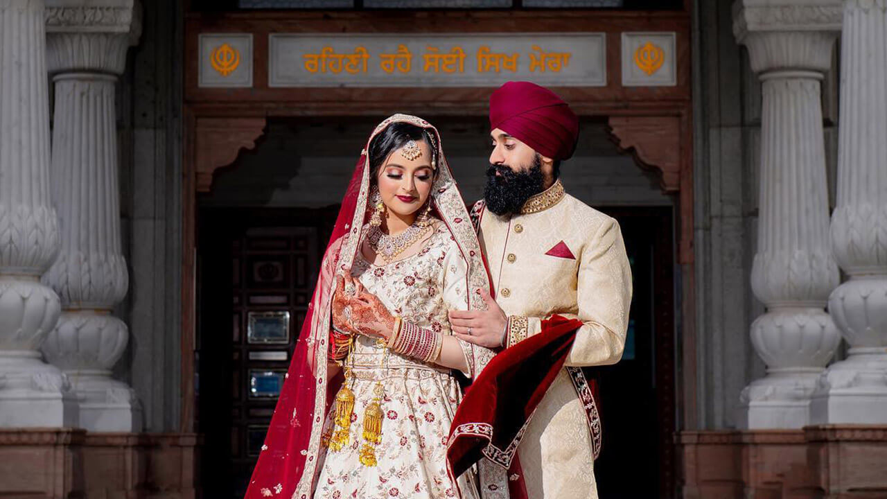 Asian Wedding Photography | Anita and Kamalpreet Sikh Wedding Story | RoyalBindi