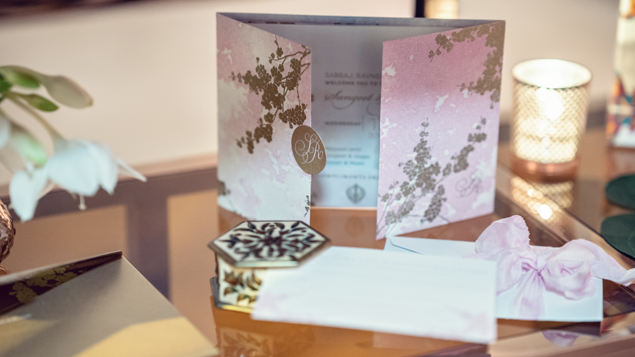 Asian Wedding Invitation Cards London | Ananya Cards