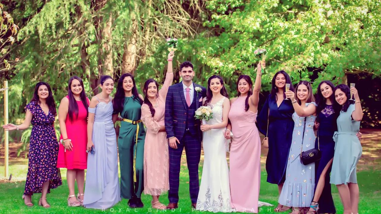 Asian Wedding Themes in London | Blush Pink and Peach