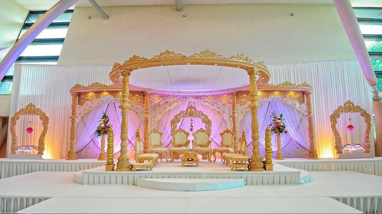 Asian Wedding Stage Hire London | Mr. Mandap