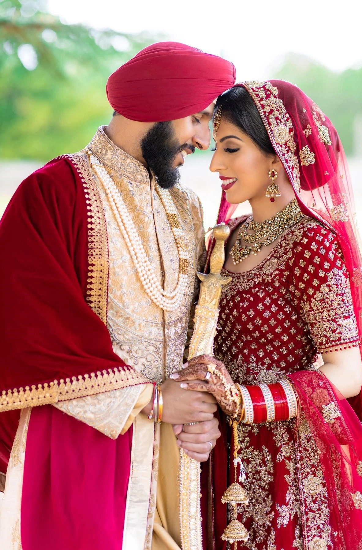 Jyoti & Sandeep | Sikh Wedding Photography | Royal Bindi