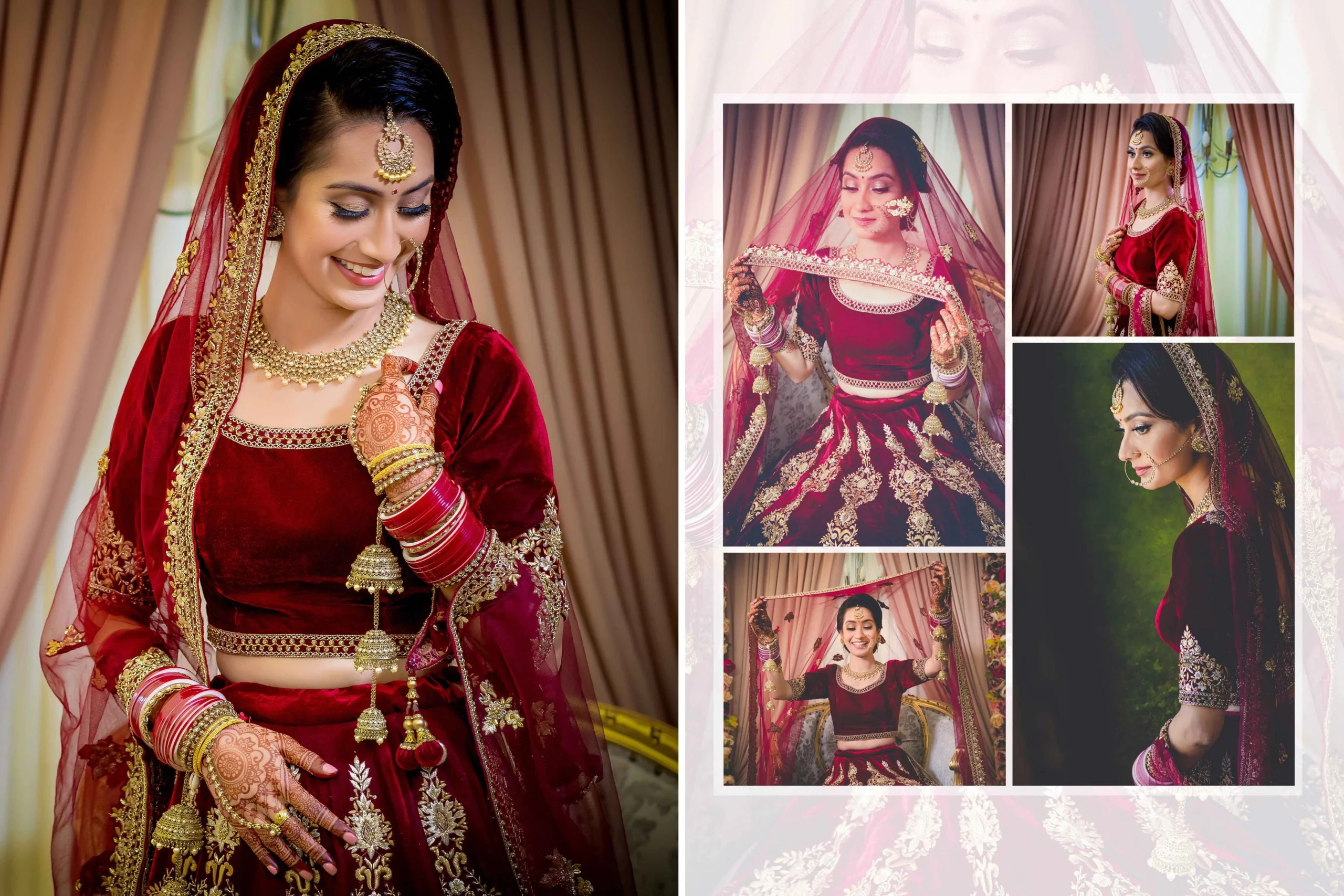 Punjabi Wedding Bridal Attire