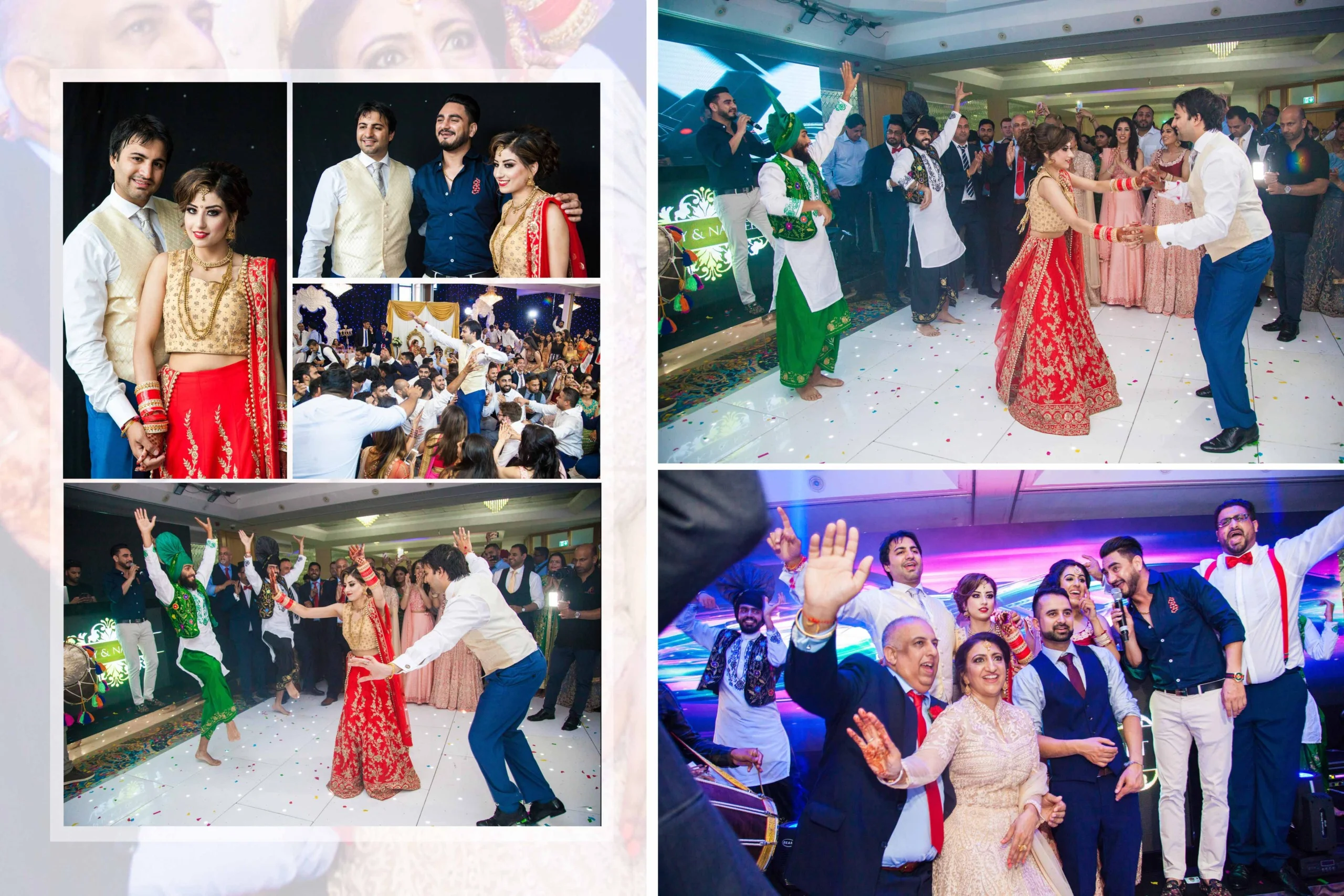 Punjabi Wedding Lively Music and Dance