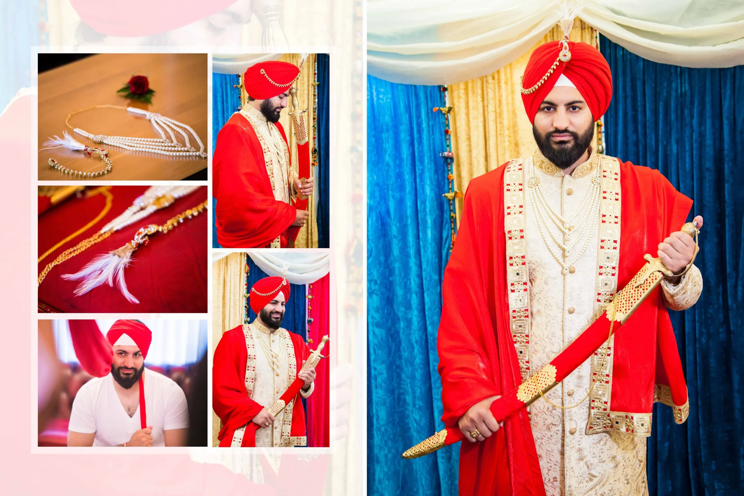 Sikh Wedding Turban Styles and Colours