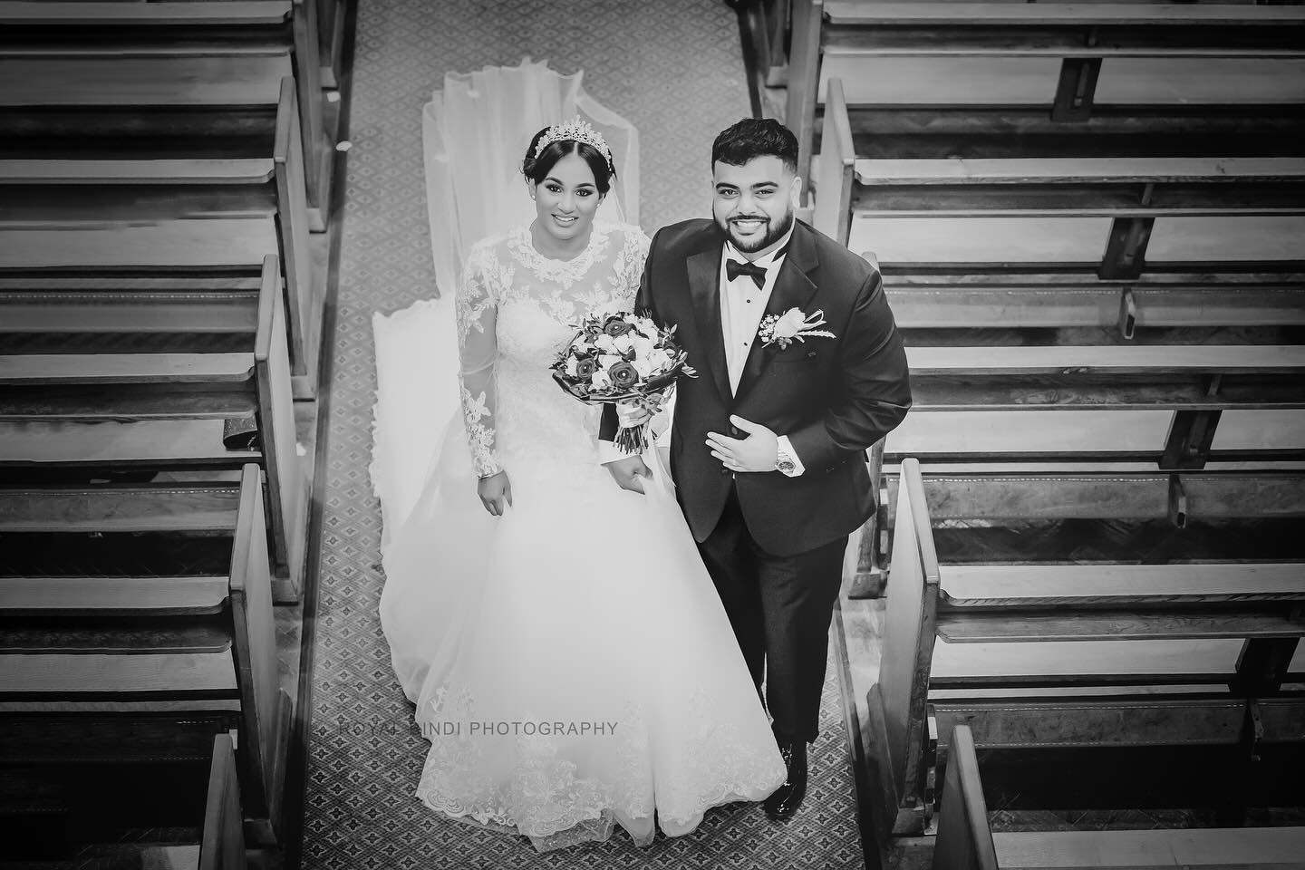 Adjust Contrast and Brightness | Black and White Wedding Photography