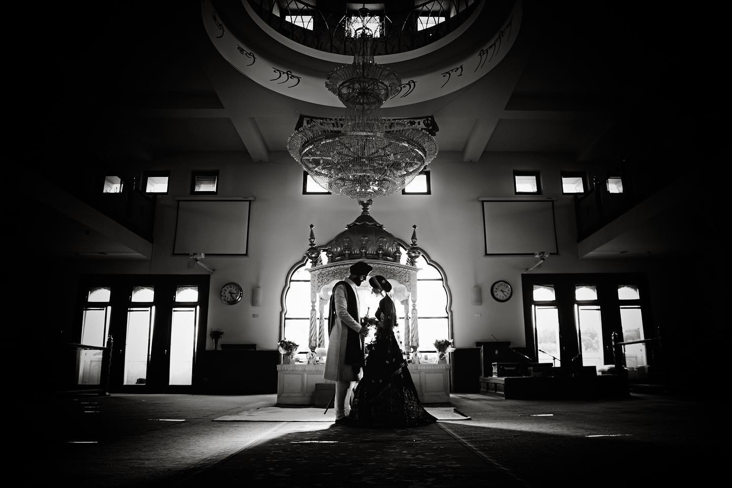 Focus on Composition | Black and White Wedding Photography