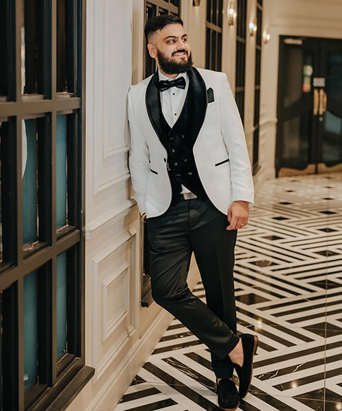 Modern Groom Wedding Attire