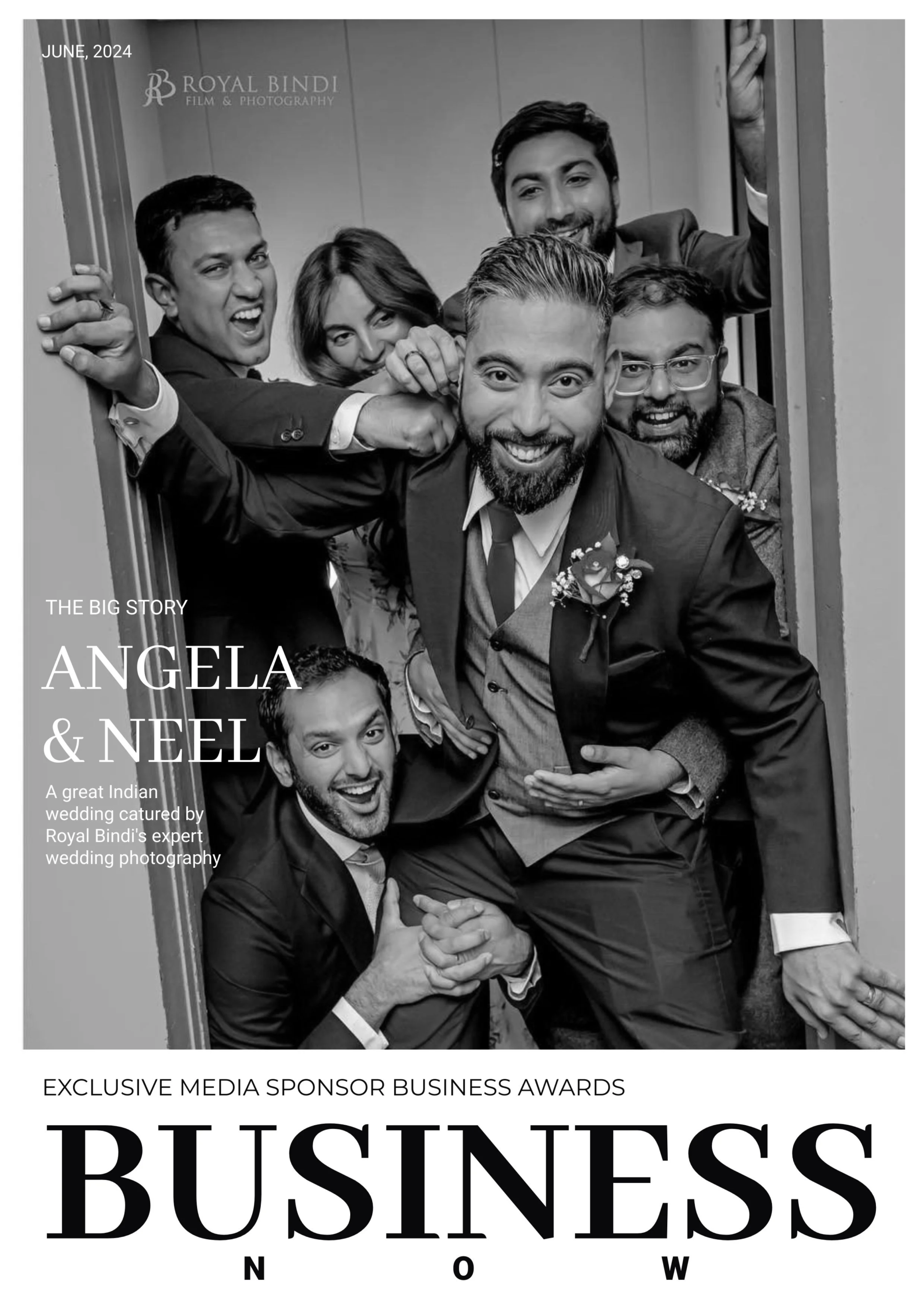 Angela and Neel's Indian wedding featured in the Newspaper