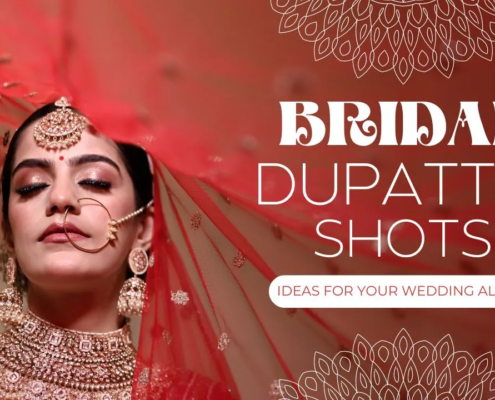 Bridal Dupatta Shot Ideas for Your Wedding Album