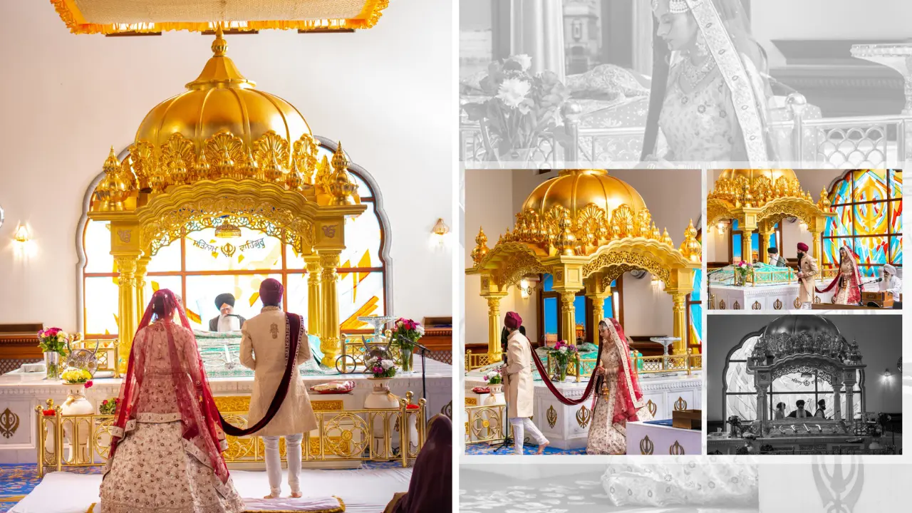 Anand Karaj Ceremony Captured by Royal Bindi Sikh Wedding Photography and Videography