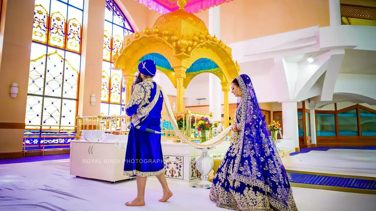 Anand Karaj Ceremony in Sri Guru Singh Sabha, Southall