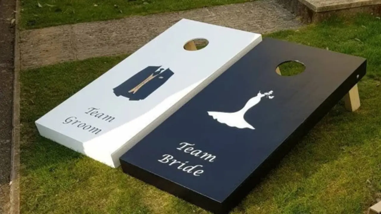 Beanbag Toss Wedding Game