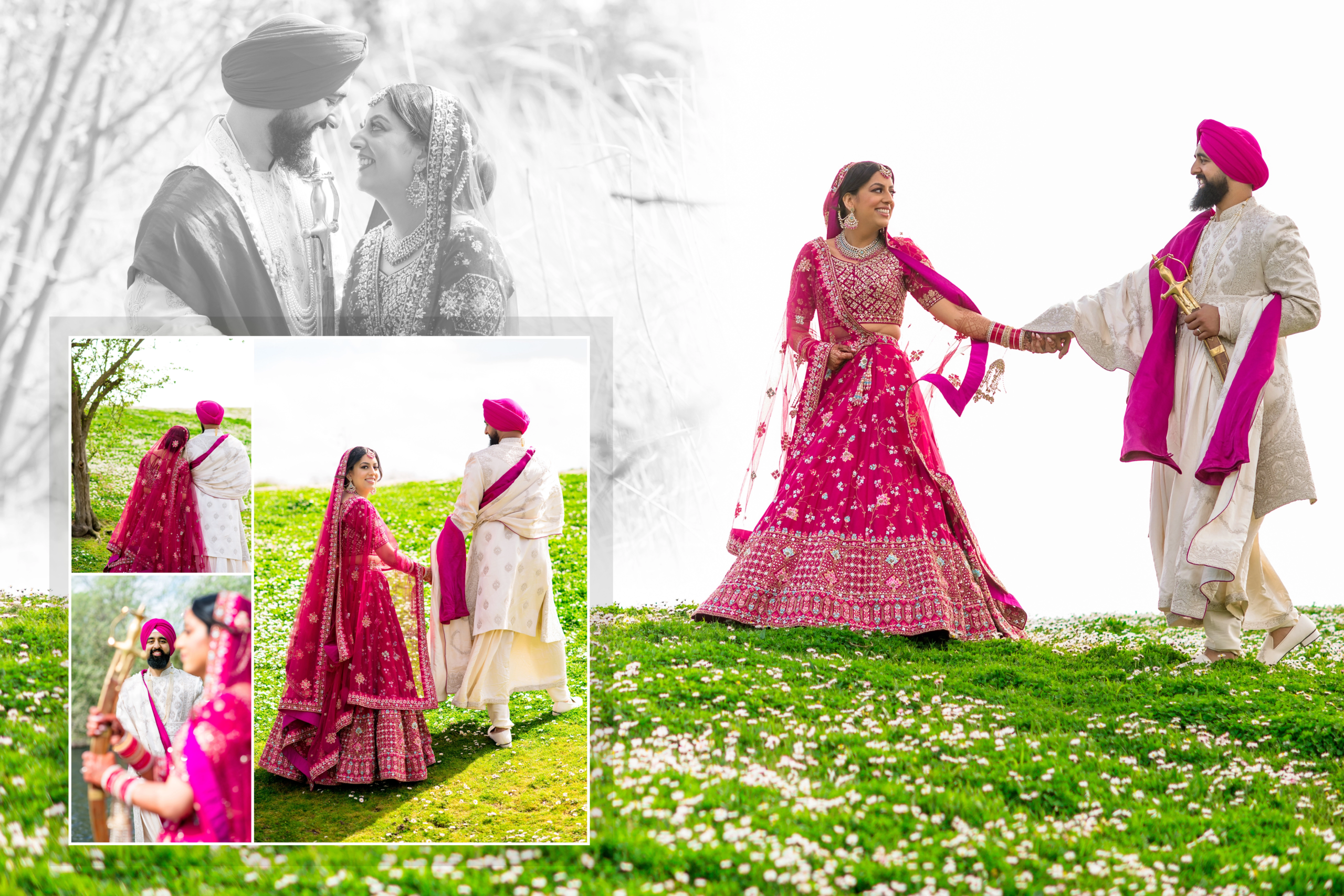 Candid Sikh Wedding Photography Moment