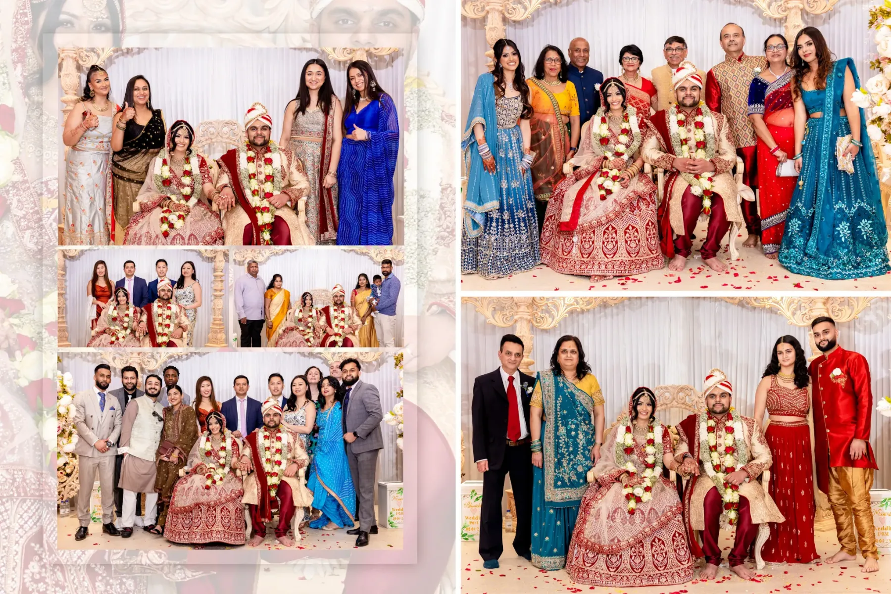 Vibrant traditions and ceremonies captured during a Hindu wedding celebration.