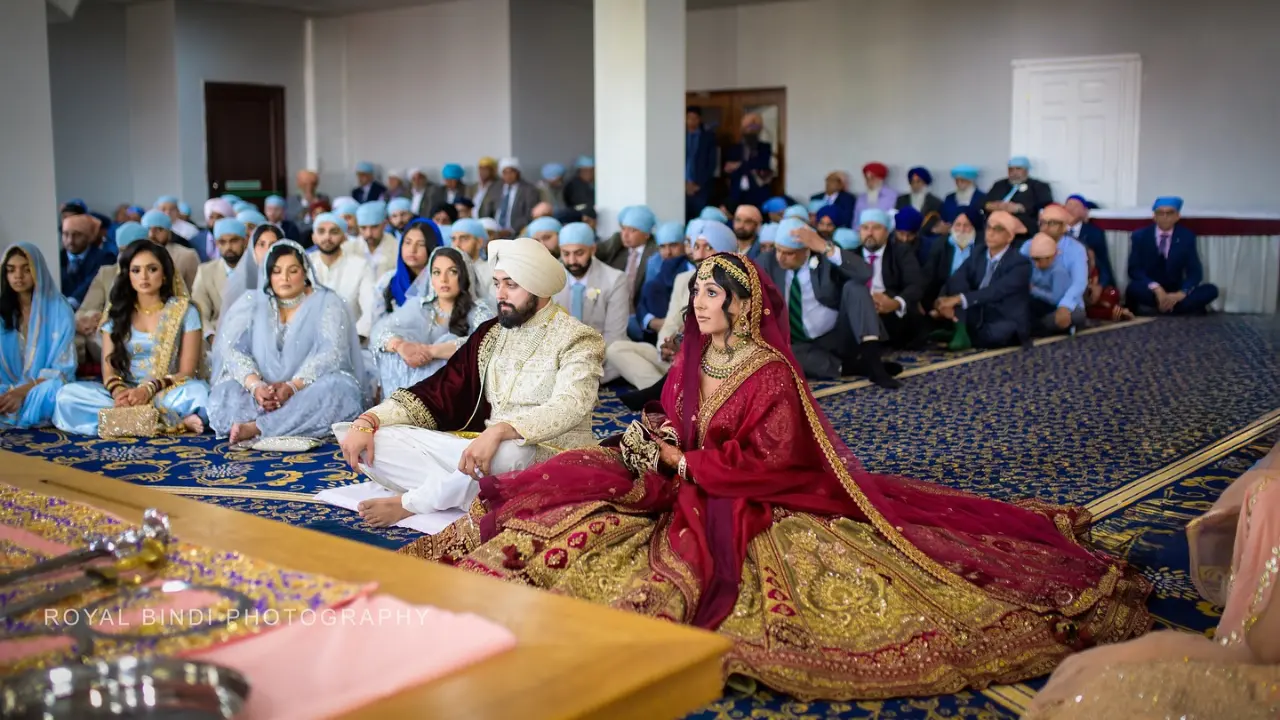 Anand Karaj Ceremony Captured by Sikh Wedding Photographer