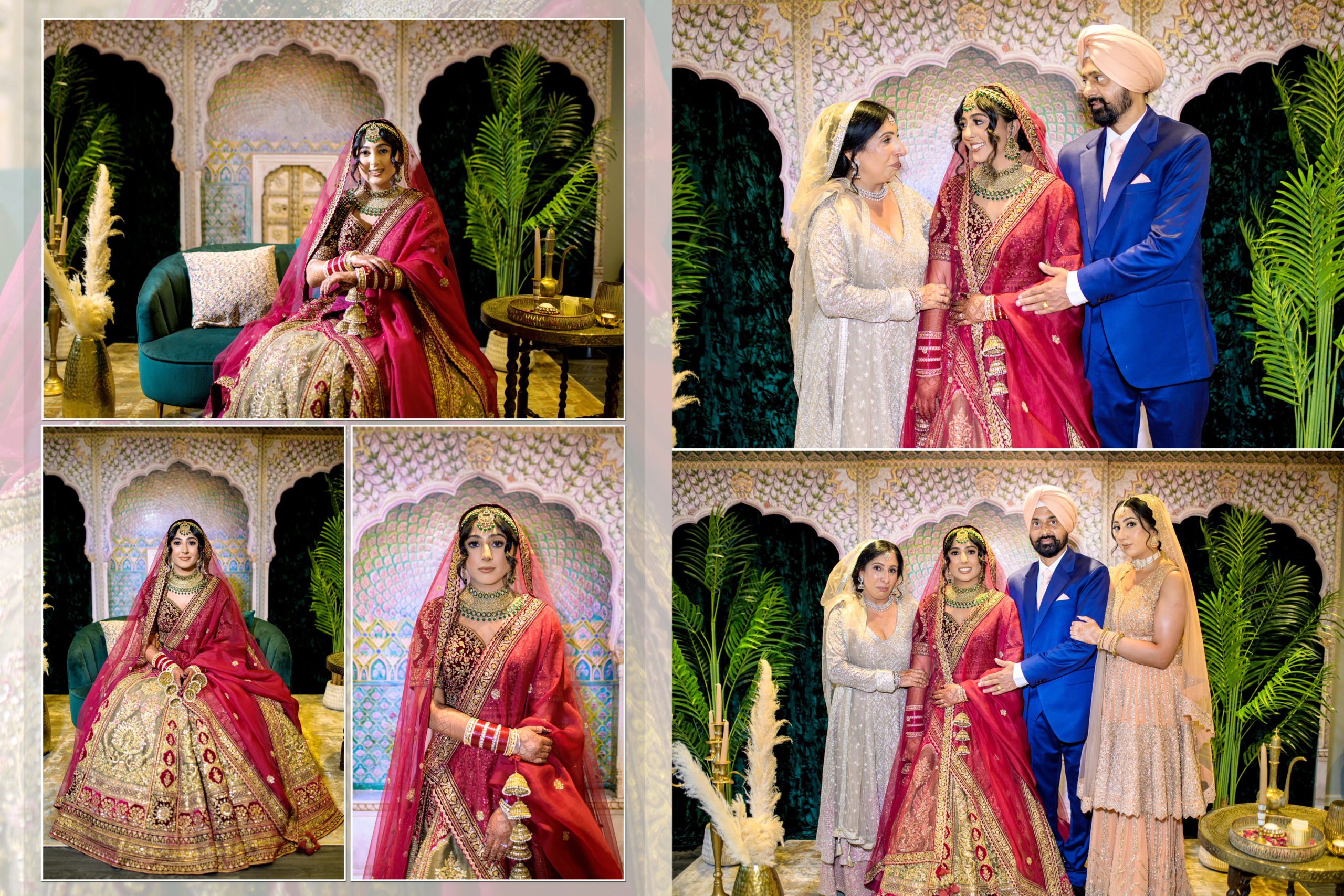 Sikh Bride Candid Moments With Family