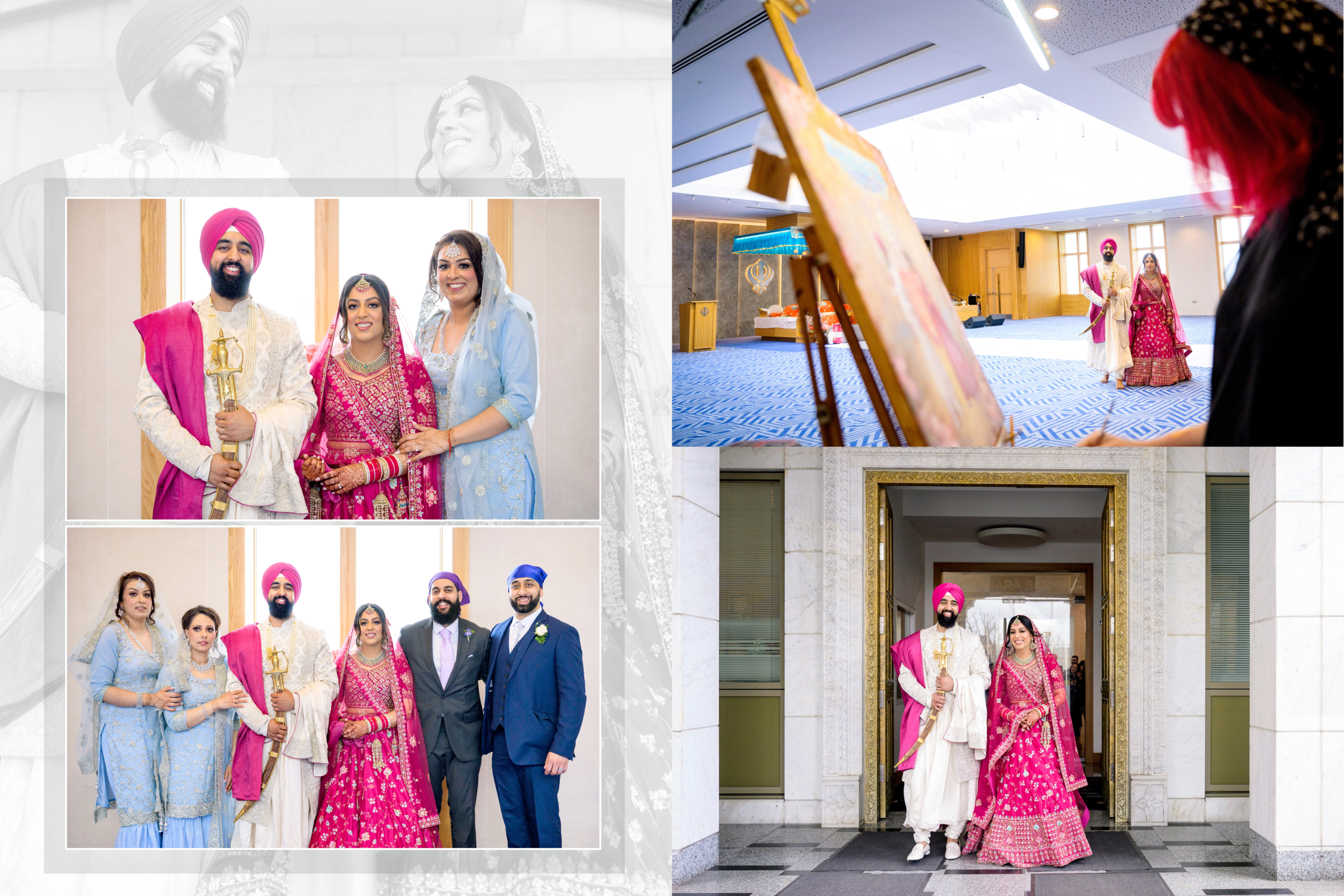 Sikh Couple Candid Wedding Photography