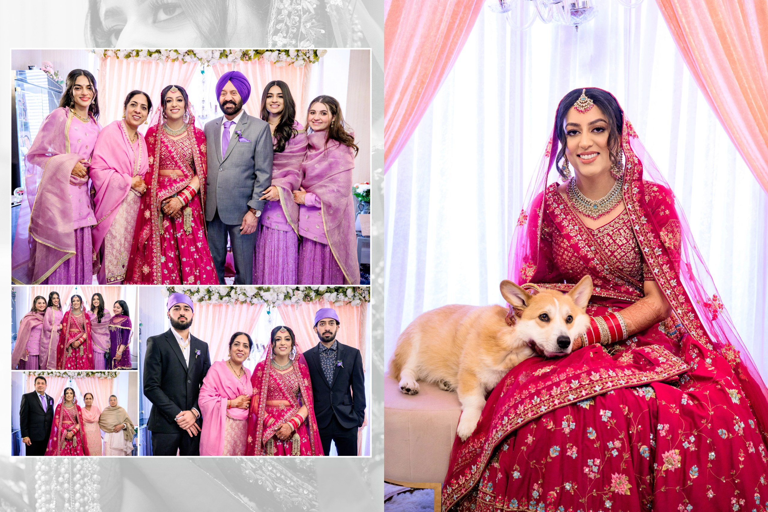 Sikh Bridal Photoshoot with Family