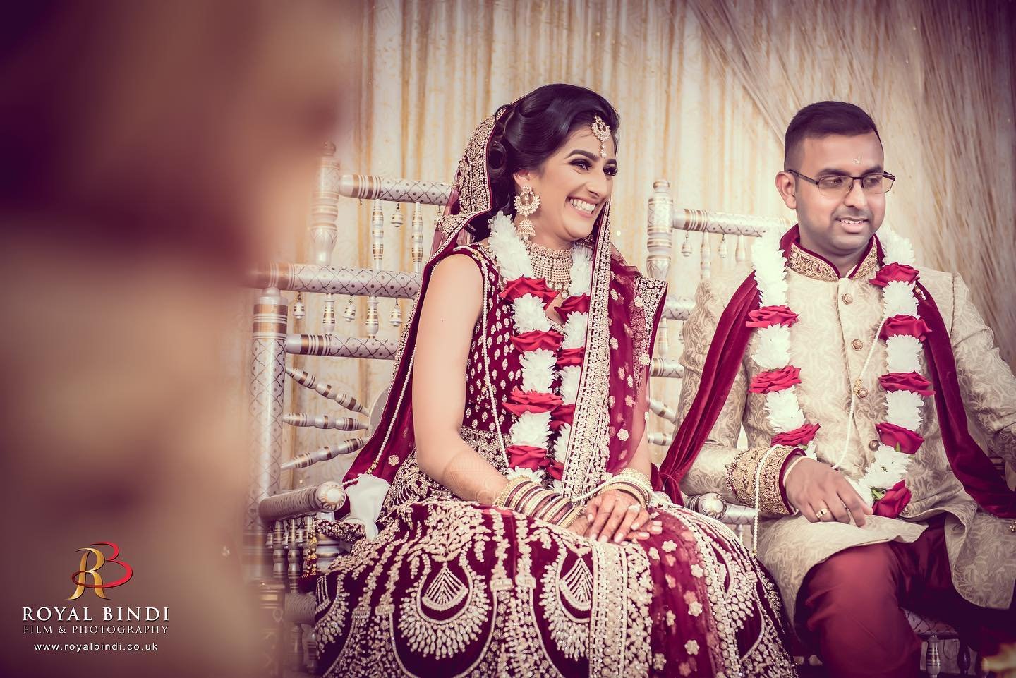 Elegant Asian wedding photography by Royal Bindi in London.